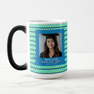 Cute Geometric Print Gift For Her Grad Magic Mug