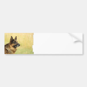 Cute German Shepherd  Bumper Sticker