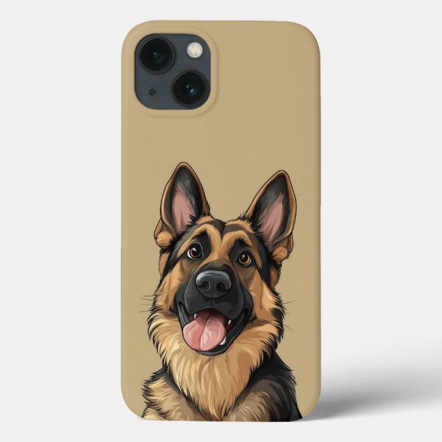 Cute german shepherd Case-Mate iPhone case (Back)