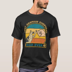 Cute German Shepherd Dad Dog T-Shirt
