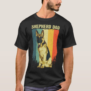 Cute German Shepherd Dad For Men Father Dog Lover T-Shirt