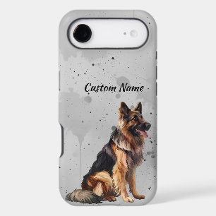 Cute German Shepherd Dog Pet Custom Name
