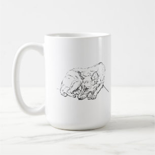 Cute German Shepherd Personalised Coffee Mug