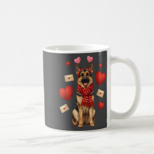 Cute German Shepherd Valentine’s Day Dog Mom - Ger Coffee Mug