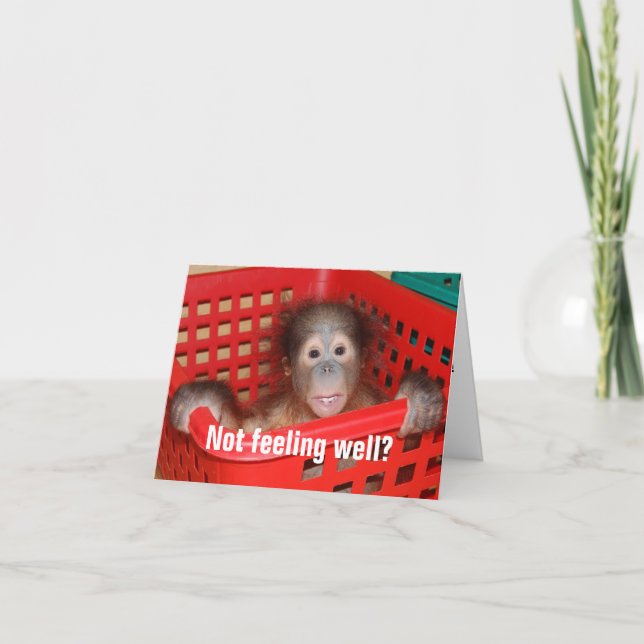 Cute Get Well Card (Front)