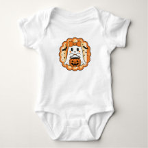 Cute Ghost Baby Halloween Bodysuit - Baby’s First 