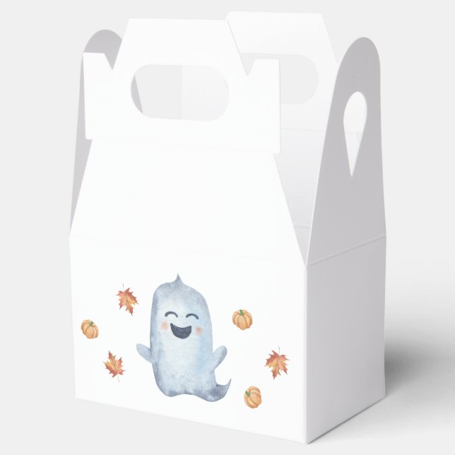 Cute ghost - baby shower favor box (Opened)