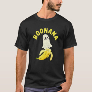 Cute Ghost Banana Halloween Costume Spooky Scary B T-Shirt