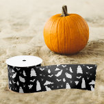 Cute Ghost, Bats & Spiders Halloween Pattern<br><div class="desc">A cute black and white ghost,  bats and spiders pattern. A perfect design for anyone who loves cute illustrations of ghosts,  bats,  spiders and Halloween themed art. An ideal ghost pattern design for Halloween parties,  October Birthday parties,  Halloween home décor and gifts.</div>