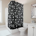 Cute Ghost, Bats & Spiders Halloween Pattern<br><div class="desc">A cute black and white ghost,  bats and spiders pattern. A perfect design for anyone who loves cute illustrations of ghosts,  bats,  spiders and Halloween themed art. An ideal ghost pattern design for Halloween parties,  October Birthday parties,  Halloween home décor and gifts.</div>