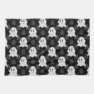 Cute Ghost Blob Design Kitchen Towel