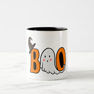 Cute Ghost "BOO" Halloween Coffee Mug