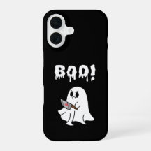 Cute Ghost "Boo!" Halloween iPhone case