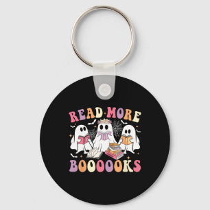 Cute Ghost Book Read More Books Funny Teachers Hal Keychain