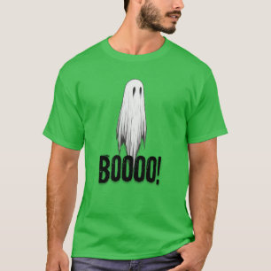 Cute Ghost “Boooo!” Halloween T-Shirt
