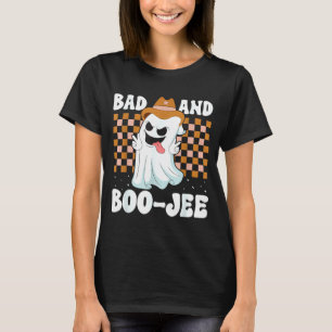 Cute Ghost Boujee Bad And Boo-Jee Halloween T-Shirt
