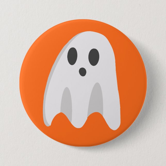 Cute ghost button (Front)