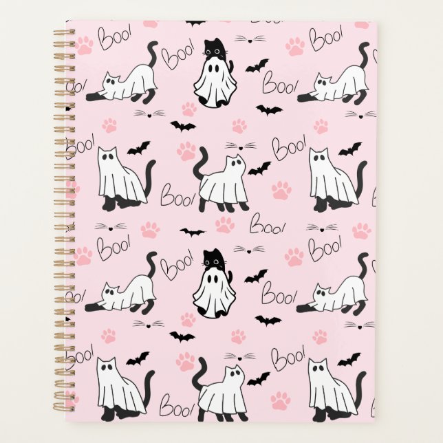 Cute Ghost Cats Halloween (Devant)