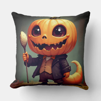 cute ghost character cushion pillow