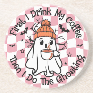  Cute Ghost Coffee Fall Coaster
