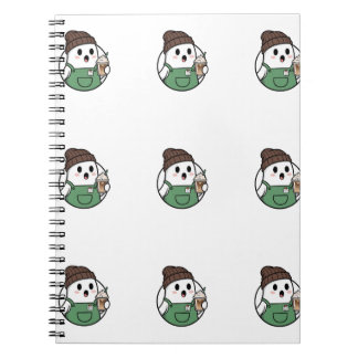 Cute Ghost Coffee Notebook