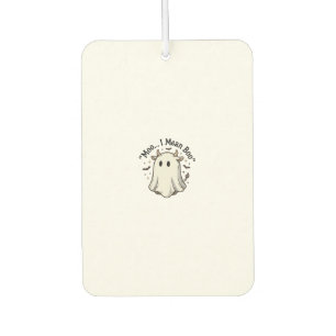 Cute Ghost Cow Halloween Moo I Mean Boo Shirt Desi Air Freshener