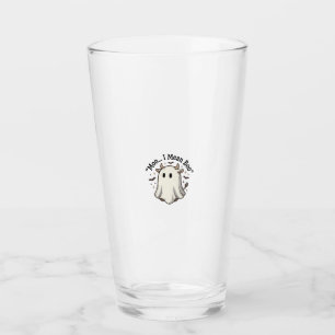 Cute Ghost Cow Halloween Moo I Mean Boo Shirt Desi Glass