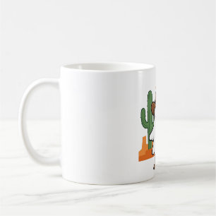 Cute Ghost Cowboy Hat Boots Western Halloween Art Coffee Mug