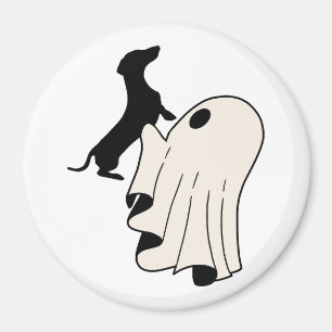 Cute Ghost Dachshund Lover  Magnet
