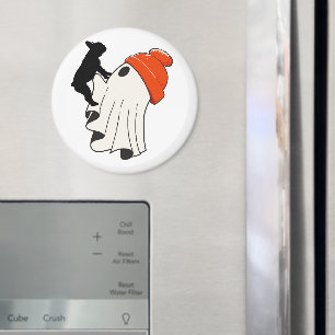 Cute Ghost French Bulldog Lover Magnet