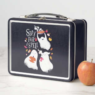Cute Ghost Funny Halloween Design Metal Lunch Box