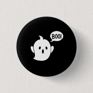 Cute Ghost Halloween 1 Inch Round Button