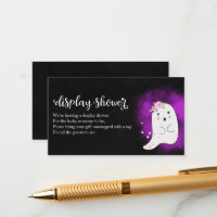 Cute Ghost Halloween Baby Shower Display Shower En
