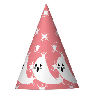 cute ghost halloween Birthday for girl Party Hat