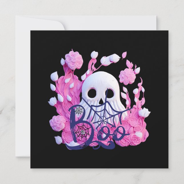 cute ghost Halloween boo pack  Invitation (Front)