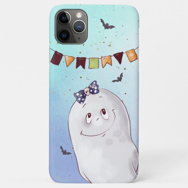Cute Ghost Halloween Case-Mate iPhone Case (Back)