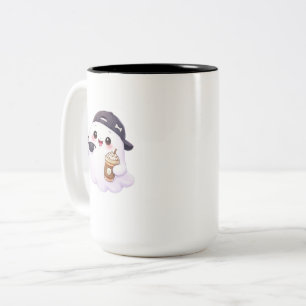 Cute Ghost Halloween Coffee Mug Spooky Season Gi