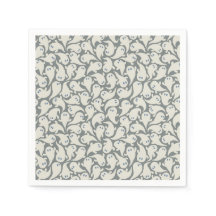 Cute Ghost Halloween paper napkins. Spooky Ghost 
