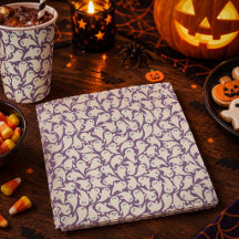 Cute Ghost Halloween paper napkins. Spooky Ghost 