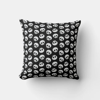 cute ghost Halloween Pattern Throw Pillow