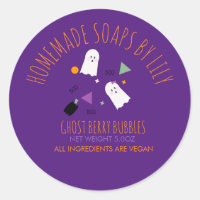 Cute Ghost Halloween Soap Homemade Business