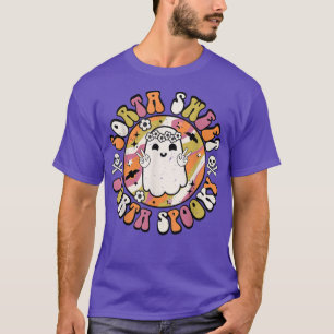 Cute Ghost Halloween Sorta Sweet Sorta Spooky Fall T-Shirt