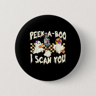 Cute Ghost Halloween Spooky Season 2 Inch Round Button