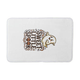 Cute Ghost Halloween Vintage Spooky Shirt_1 Bath Mat