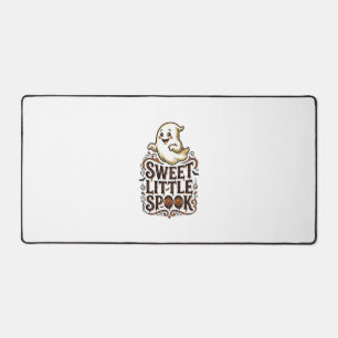 Cute Ghost Halloween Vintage Spooky Shirt_1 Desk Mat