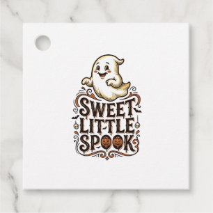 Cute Ghost Halloween Vintage Spooky Shirt_1 Favour Tags