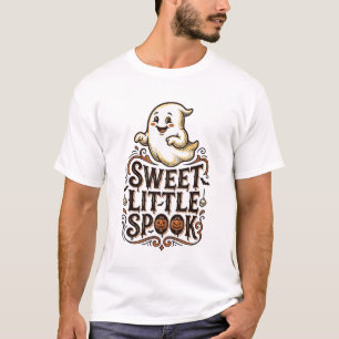 Cute Ghost Halloween Vintage Spooky Shirt_1 T-Shirt