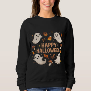 Cute Ghost Happy Halloween Sweatshirt