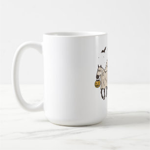 Cute Ghost Horses Halloween Trick or Treat  Coffee Mug