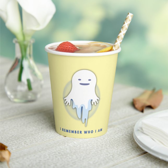 Cute Ghost – I Remember Who I Am Gift  Paper Cups (Insitu)